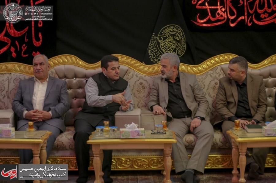The Iraqi Minister of the Interior Visited the Holy Shrine of Imam Ali (PBUH).