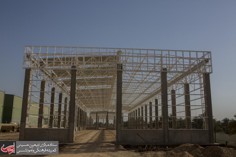 Completion of the installation of iron sections for the project of Al-Saqqa 4.