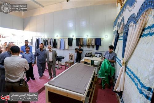 The Secretary General of the Holy Shrine of Imam Ali (PBUH) Opens the New Place for the Workshops Department. 