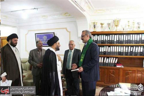 The Religious Affairs Department at Imam Ali(AS) Holy Shrine Visited Najaf Education Directorate.