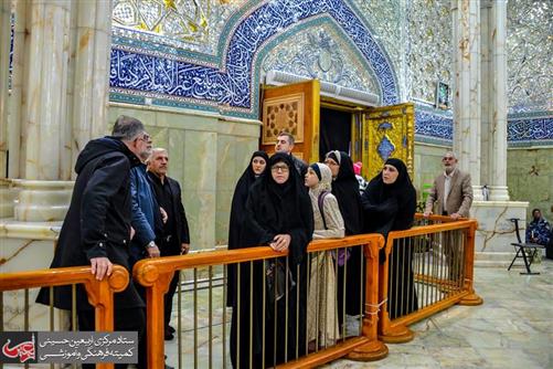 A Delegation of Converts from Bosnia and Herzegovina visited The Alavi Holy Shrine. 