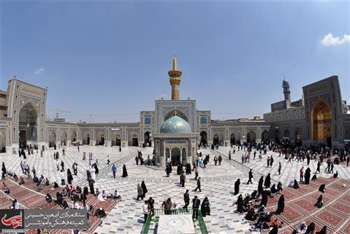 Attendance of European and American youths to Razavi Holy Shrine.
