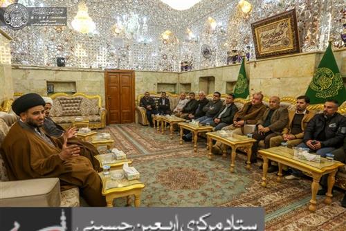 A Group of Teachers from Baghdad Visited the Holy Shrine of Imam Ali (PBUH).