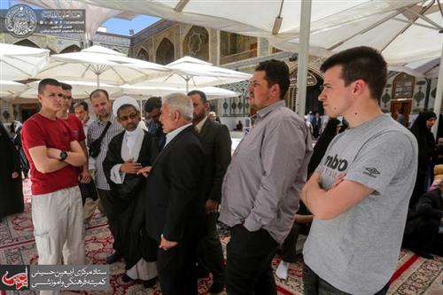 A Group of Converts from Bosnia and Herzegovina Visitied the Holy Shrine of Imam Ali (PBUH). 