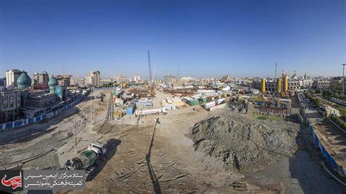 The project of Lady Zaineb(AS) Courtyard of Imam Hussain(AS) Holy Shrine is in progress.