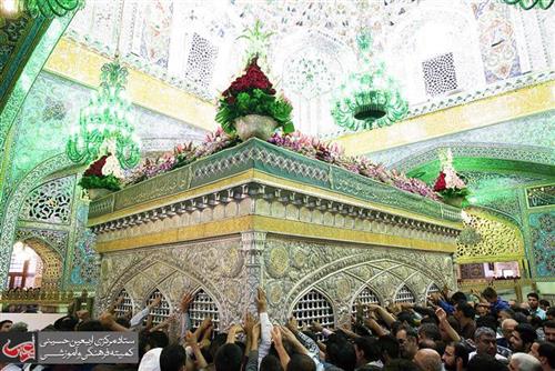 Attendance of the Representatives of the Holy Shrines of Iraq and Syria to the Razavi Holy Shrine.
