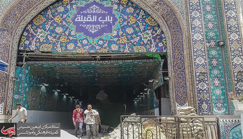 Last stage to complete expansion project of Imam Hussain Shrine's main gate
