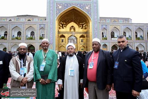 The Attendance of Over 380 Domestic and Foreign Characters to the Razavi Holy Shrine.