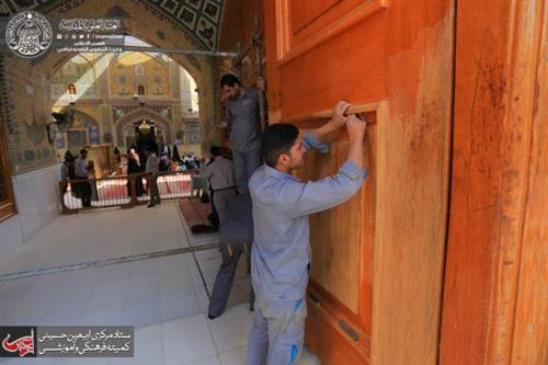 The Engineering Maintenance Department of Alavi Holy Shrine is Making Separate Works in the Holy Shrine.