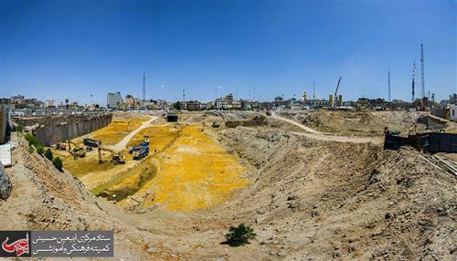 Advancement in Eleqeeleh Zaineb(SA) Courtyard project still underway.