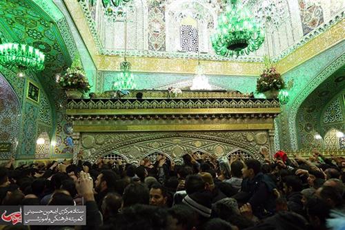 The Attendance of 250 Students and Elites of Lebanon at the Razavi Holy Shrine.
