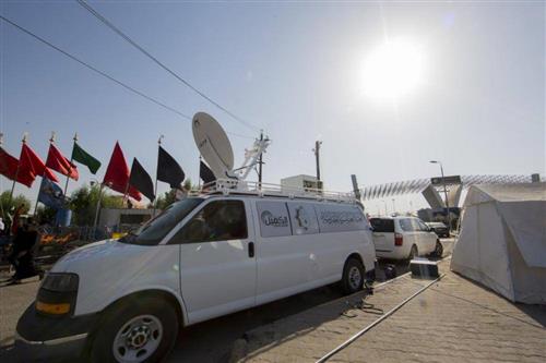 The al-Kafeel Division for artistic production provides a free satellite broadcasting frequency  for broadcasting of the march of Hussayni love.