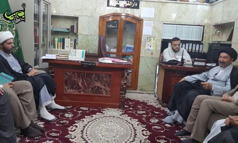 The Secretary General of Imam Ali(AS) Holy Shrine Visits the Religious Affairs Department
