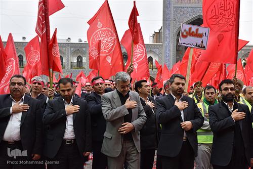 Ceremony Held in Mashhad to See Off Arbaeen Pilgrims 