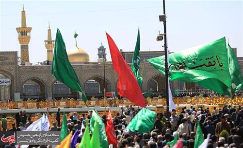 Massive Presence of Pilgrims in Enormous Gathering of Waiting People of Emergence in Mashhad.
