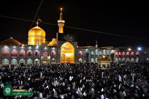 Razavi Holy Shrine, on the Night of Arbaeen, Was the Resort of Imam Husain’s Lovers (A.S.).