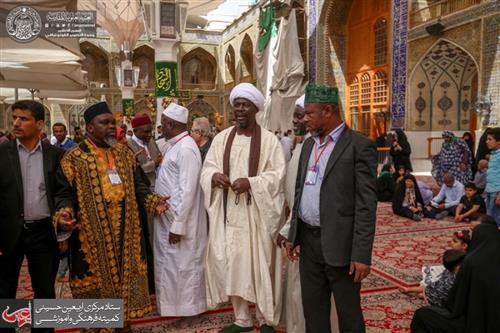 A Delegation from the Republic of Ghana Visited the Holy Shrine of Imam Ali (PBUH).