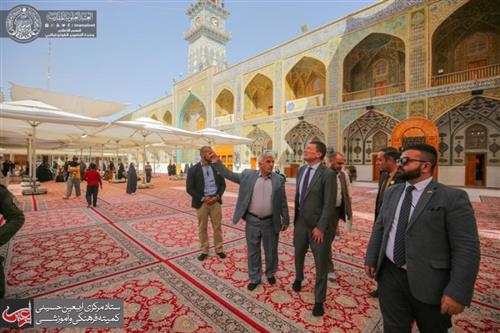 The Sweden Ambassador in Iraq: We Respect the Holiness of the Holy Shrine of Imam Ali (PBUH). 