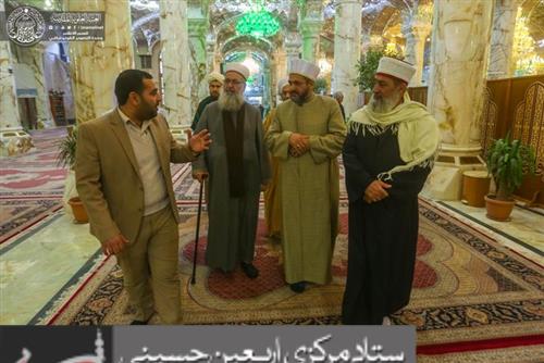 A Delegation of Iraqi Turkmen Scholars Association Visited the Holy Shrine of Imam Ali (PBUH).
