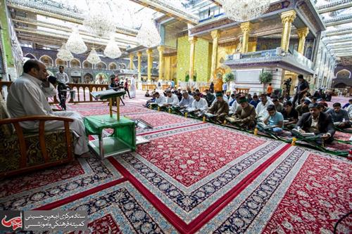 The holy shrine of Aba al-Fadl al-Abbas(PBUH) embraces a blessed Quranic forum for the people of Babylon province.