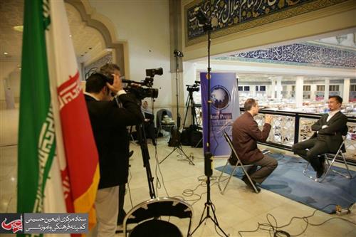Various media are interested in the publications of the al-Abbas's (p) holy shrine displayed in the 31st Tehran International Book Fair.