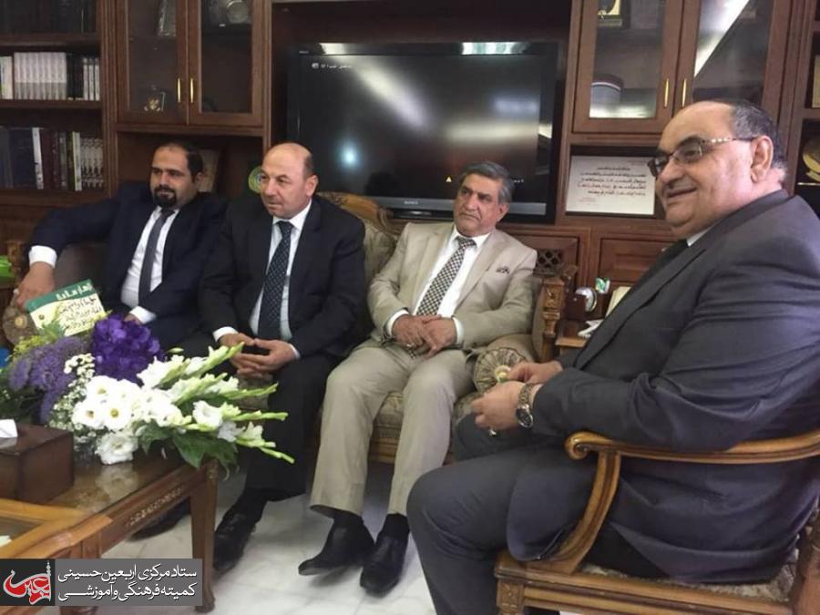 The Syrian Minister of Agriculture Commends the Participation of the Holy Shrine of Imam Ali (PBUH) in Damascus International Rose Fair.